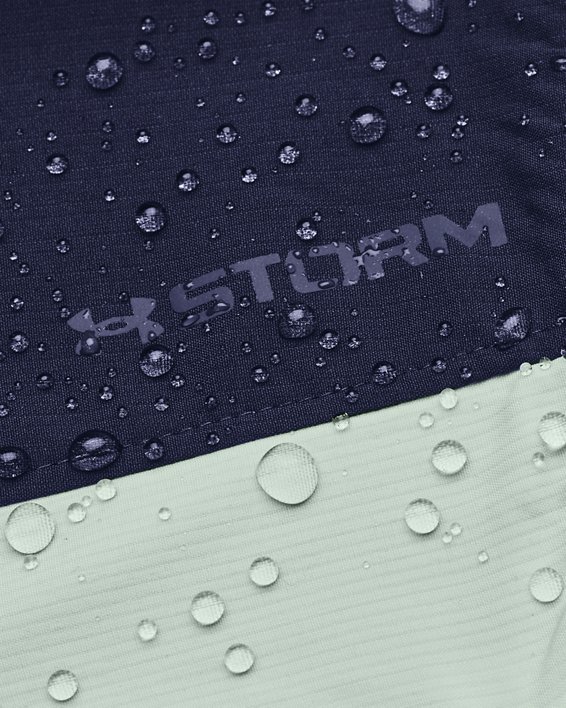 여성 UA Storm 윈드스트라이크 재킷 in Blue image number 4